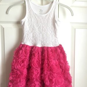 Children’s Place Pink Rose Skirt dress, size 6